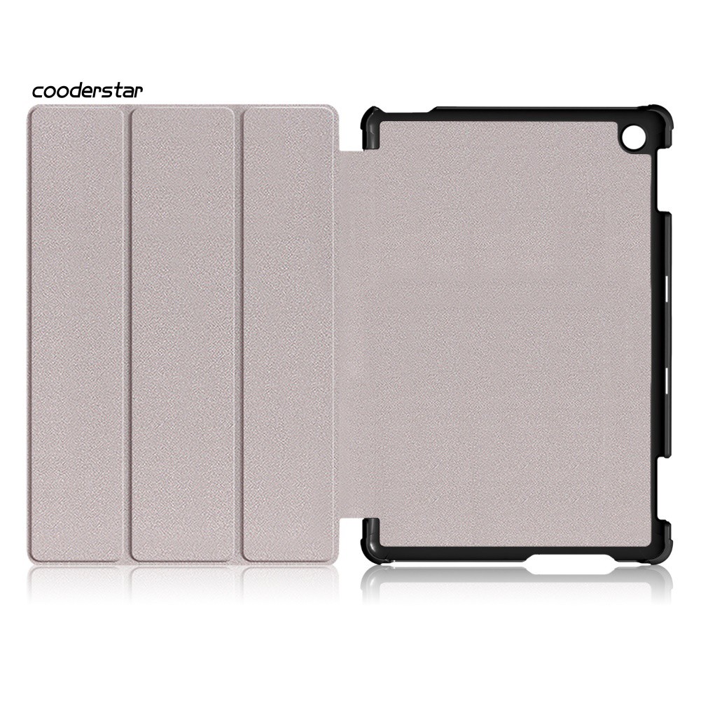 Bao Da Nắp Gập Kiêm Giá Đỡ Cho Huawei Mediapad M5 Lite