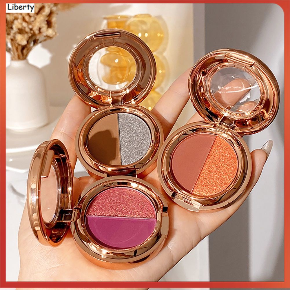 Bảng phấn mắt hai tông màu lì và màu đất galaxy | BigBuy360 - bigbuy360.vn