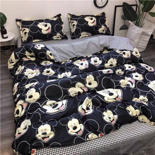 Bộ chăn ga poly mickey