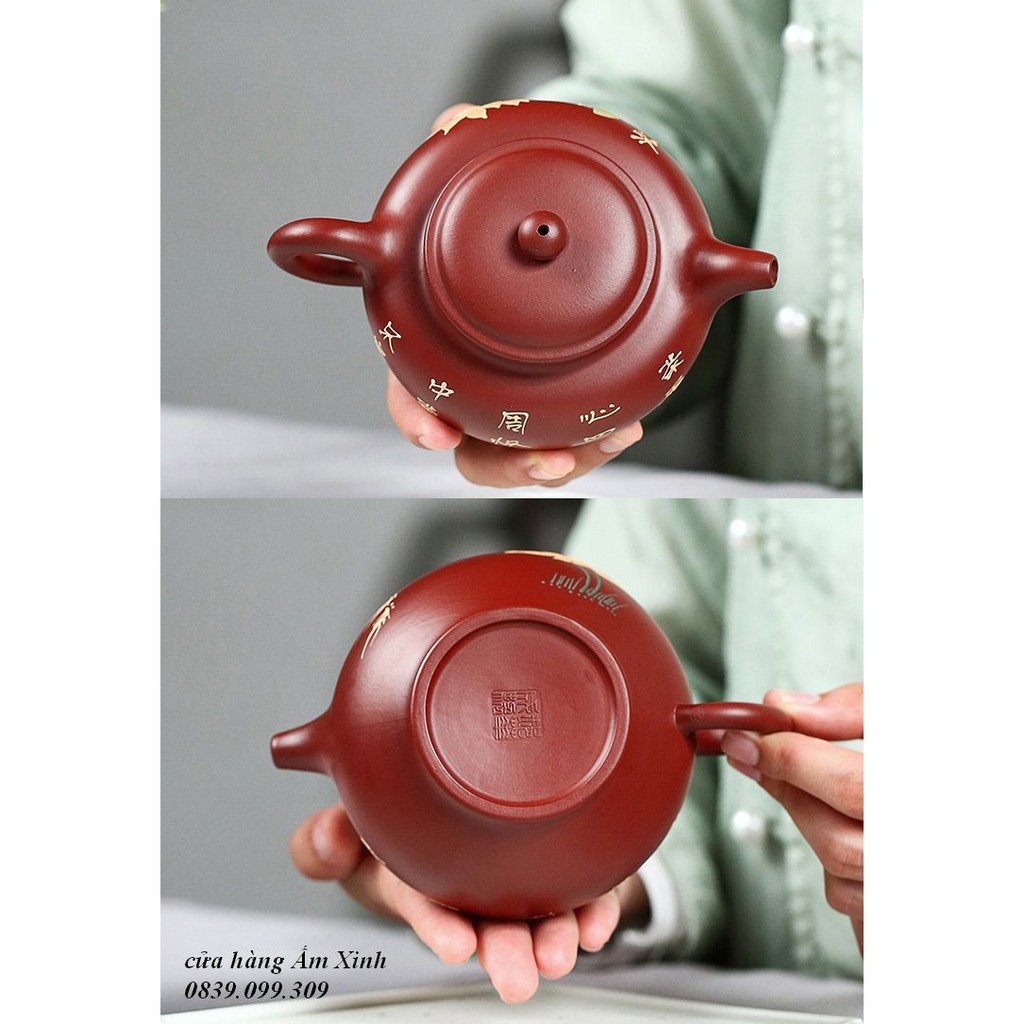 Ấm Tử Sa Nghi Hưng Chuyết Chỉ 280 ml