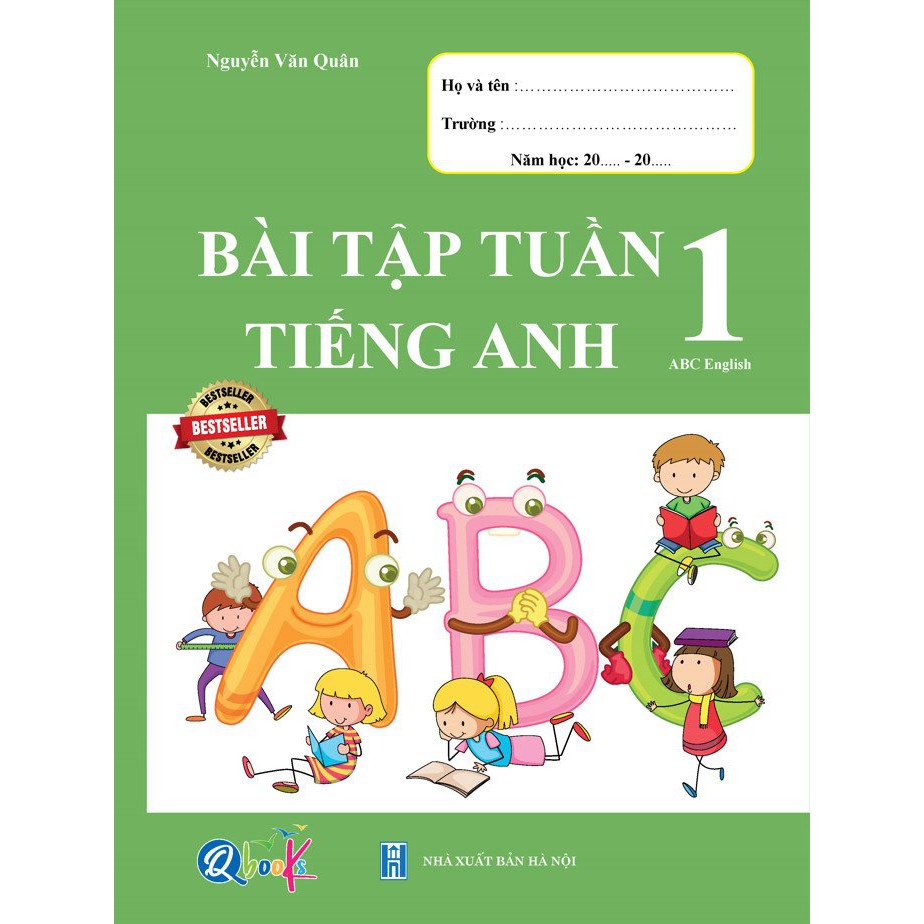 Sách - Bài Tập Tuần Tiếng Anh 1 - Chương trình mới