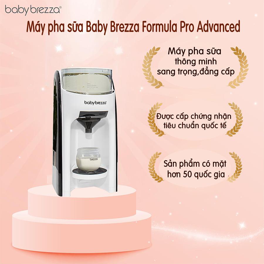 Máy pha sữa tự động cho bé BABY BREZZA Formula Pro Advanced, máy pha sữa tỉ lệ hoàn hảo