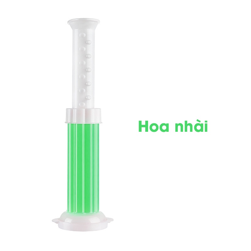 Gel thơm khử trùng bồn cầu - gel khử mùi bồn cầu dạng thạch hình bông hoa với 6 mùi hương (GH06)