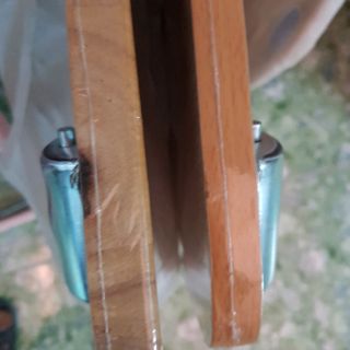 Bàn xếp mặt gỗ chân láp 50×80cm