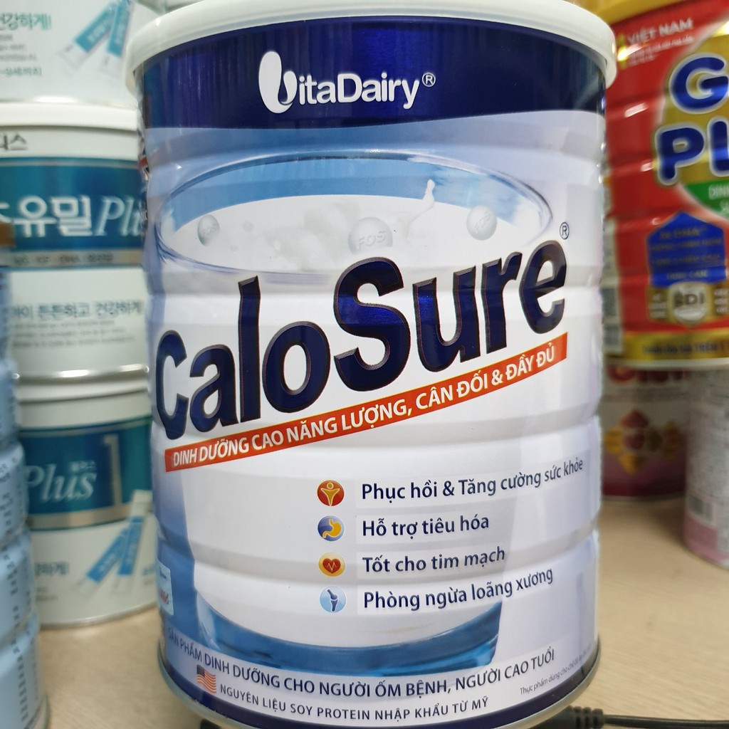 [Mã GROSALE2703 giảm 8% đơn 250K] Sữa CaloSure 900g Vitadairy dinh dưỡng cho người cao tuổi Date 2023