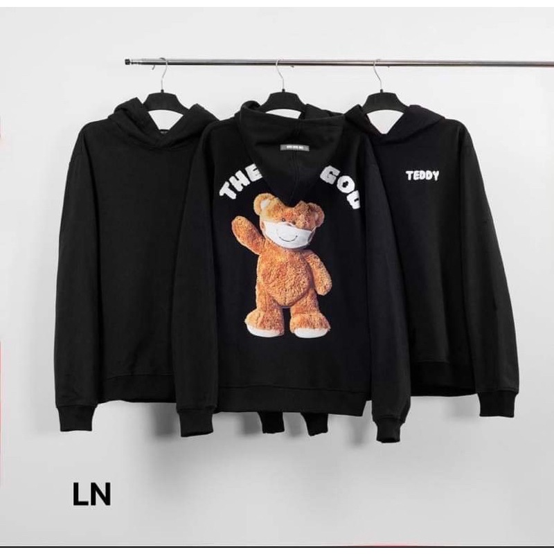 Áo hoodie cotton gấu the bad LN12