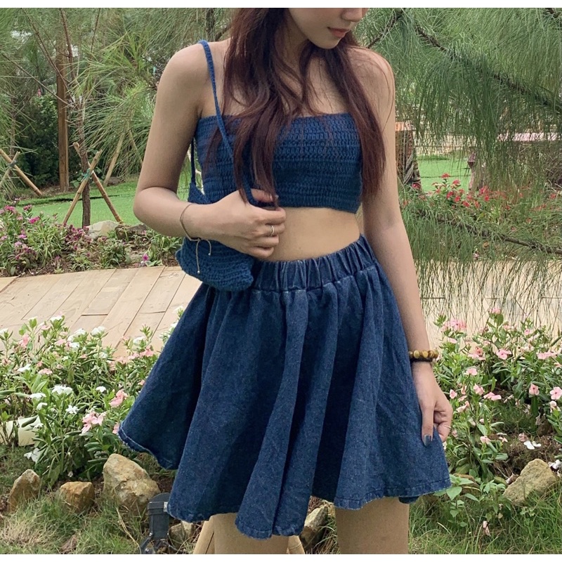 Pass chân váy bò freesize