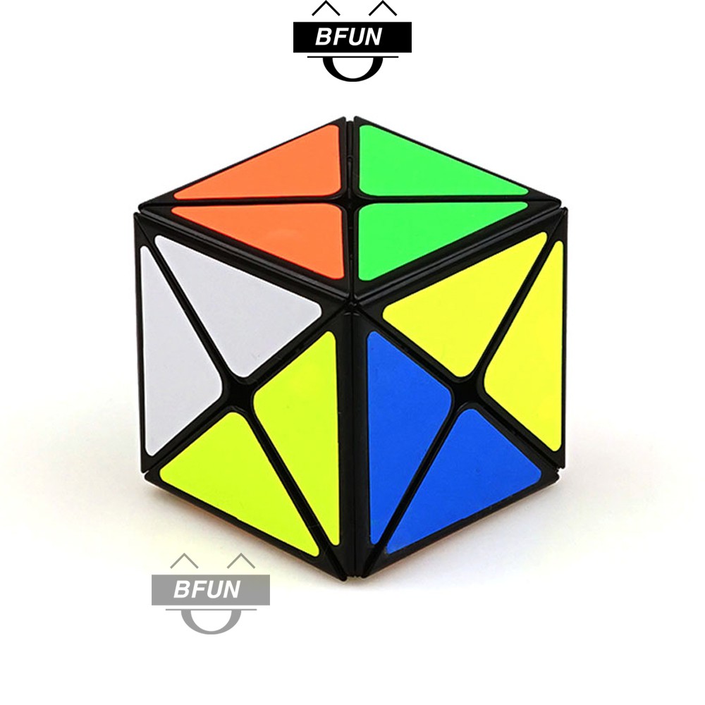 Rubik Biến Thể DINO Viền Đen Xoay Trơn (NO8708) - Rubik Biến Thể 6 Mặt Giá Rẻ, Đồ Chơi Trẻ Em BFUN (Shop Có RUBIK 3x3)