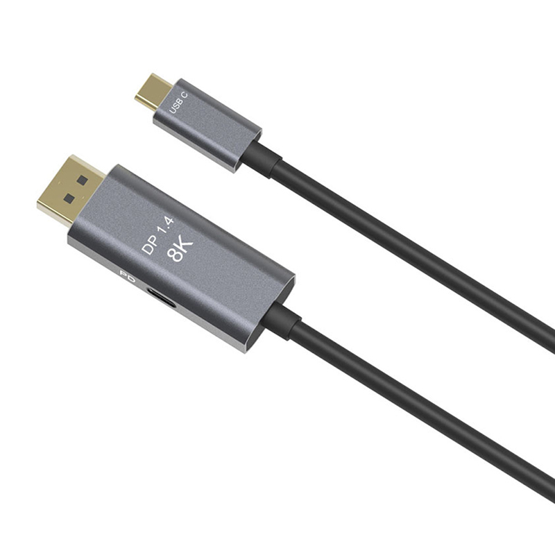 Cáp Chuyển Đổi Ewkc Usb C Sang Displayport 1.4 8k Usb-C Pd 8k @ 60hz Thunderbolt 3 To Displayport