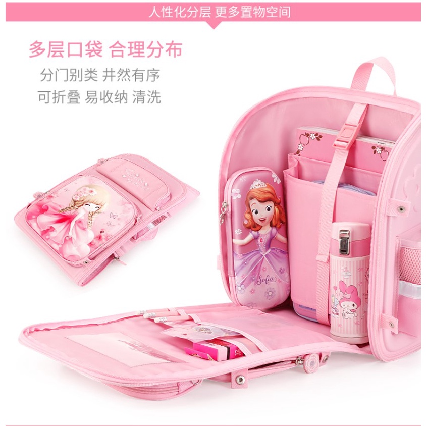 Ba lô cặp sách đi học cho bé nam nữ, balo chống gù tiểu học cho bé trai gái cấp 1 CG677