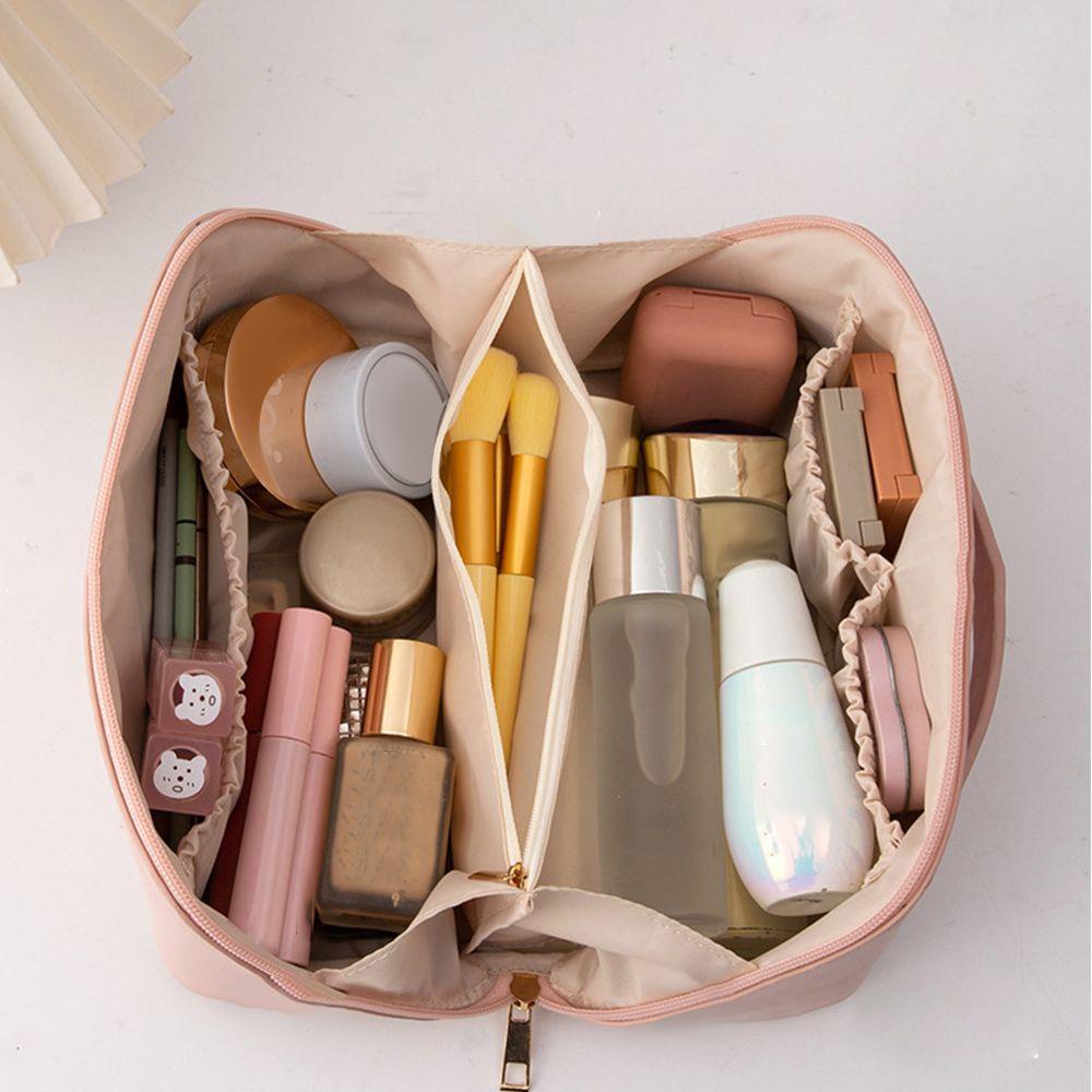MIHAN1 Túi Đựng Mỹ Phẩm Có Khóa Kéo Tiện Lợi Khi Đi Du Lịch