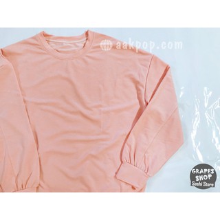 [Yoona] Sweater trơn hồng Freesize