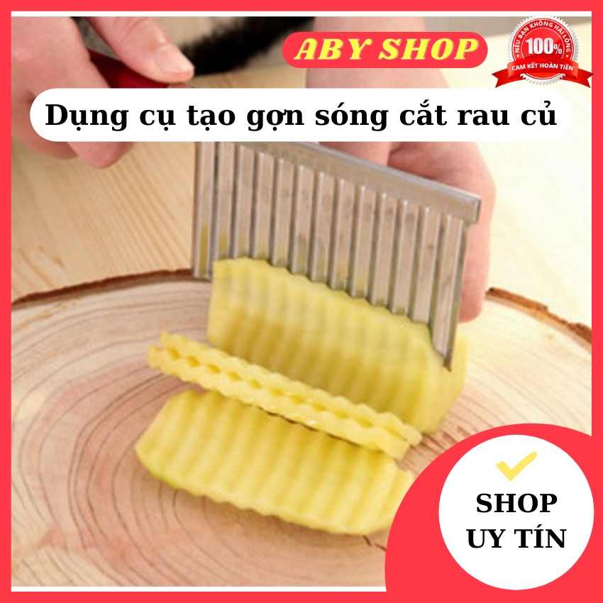 Dụng cụ tạo gợn sóng ⚡ HÀNG LOẠI 1 ⚡ dụng cụ tạo gợn sóng cắt rau củ rau câu