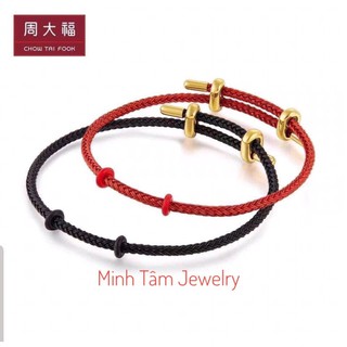 Vòng tay dây cước Chow đeo charm,Vòng dây cước kim loại đeo charm-Minh Tâm Jewelry
