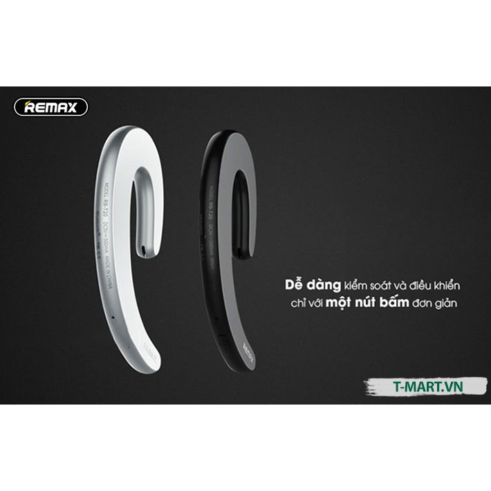 Tai nghe Bluetooth dẹt siêu mỏng Remax RB - T20