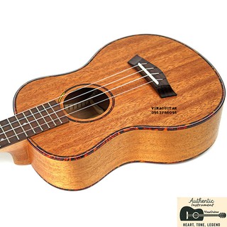 Đàn Ukulele Music MGVD Concert Tenor Viền khảm ngọc đỏ Gỗ Sapale - Vinaguitar Phân Phối Chính Hãng