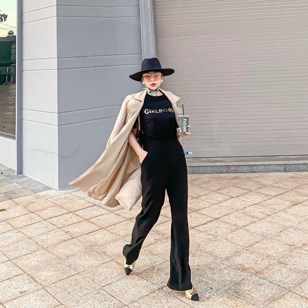 COCO SIN - Áo Thun Girlboss Basic Phom Suôn Tay Ngắn