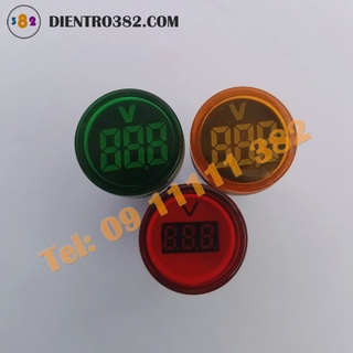 Đèn Báo Volt,Đèn Báo Pha Hiển Thị Điện Áp Phi 22
