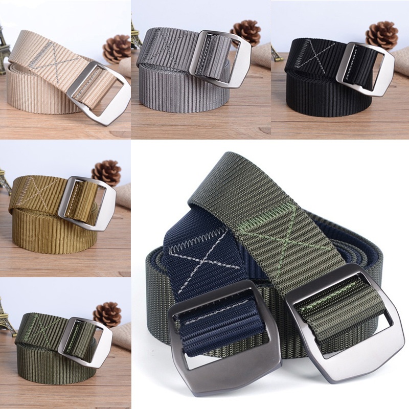 Thắt lưng canvas thể thao màu sắc thời trang nam nữ