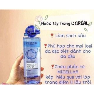 Tẩy Trang Loreal Không Cồn