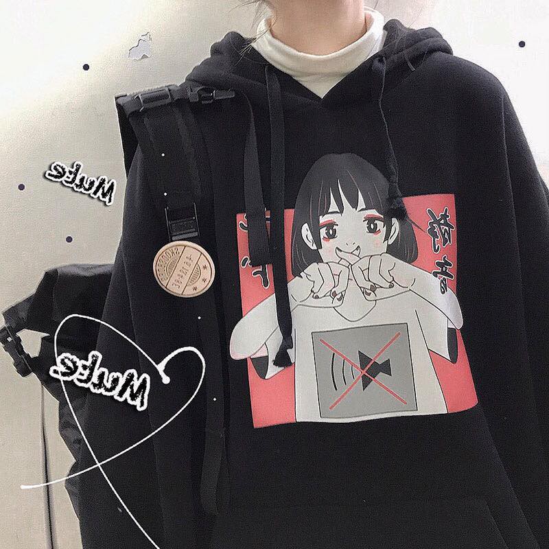 Áo Khoác Hoodie In Hình Ulzzang Unisex Chất Nỉ Bông Cao Cấp Dáng Rộng Nam Nữ - MM