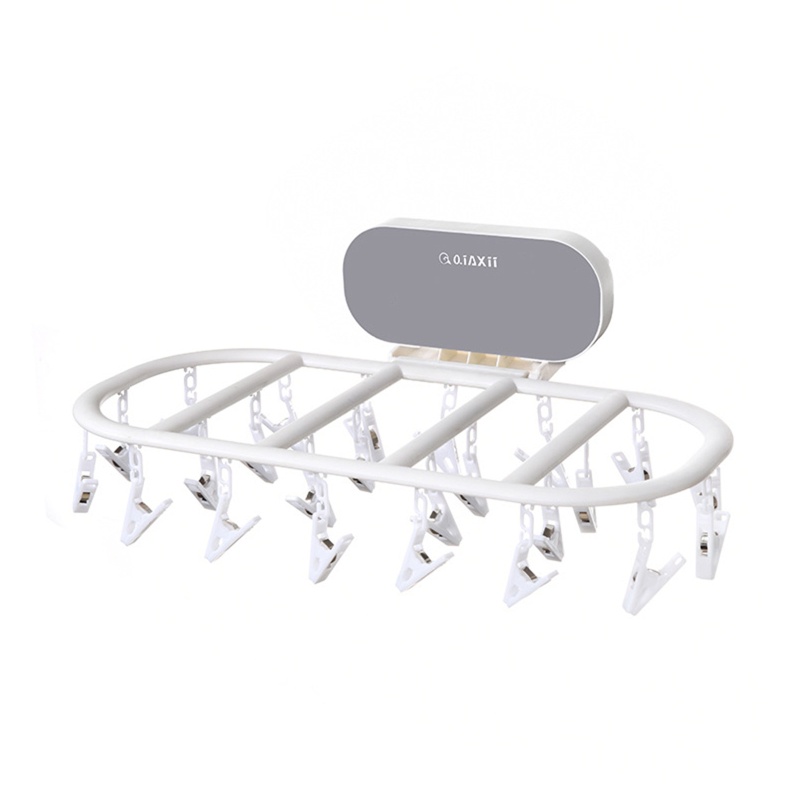 Giá Đỡ Phơi Đồ Lót / Vớ / Đồ Lót Gắn Tường Siêu Dính Có Thể Gập Lại Đa Năng