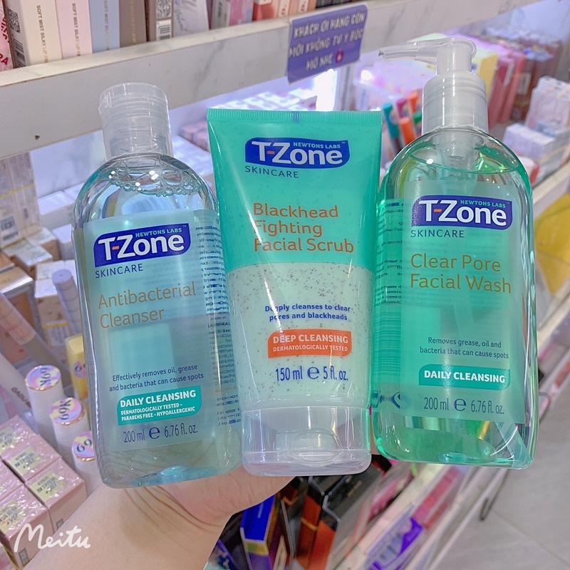 (CÓ GIAO Hoả Tốc) Tổng Hợp Sản Phẩm Làm Sạch Da Mặt T-Zone Chiết Xuất Tràm trà