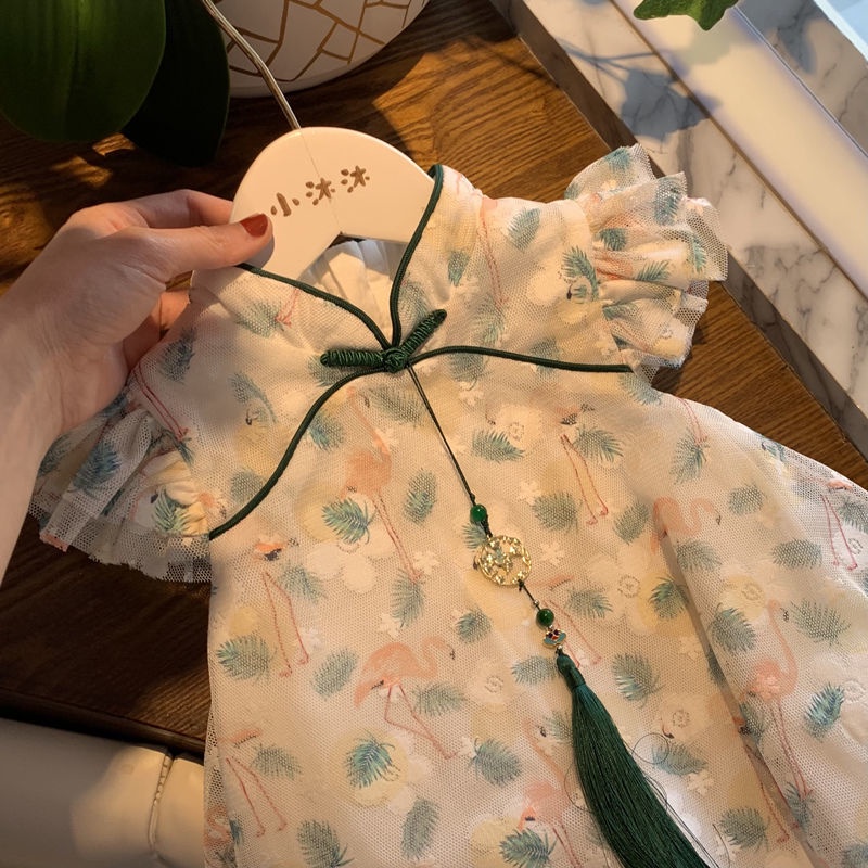 Đầm Công Chúa Thiết Kế Mới Kiểu Cổ Trang Trung Quốc Thời Trang Mùa Hè 2021 Dành Cho Bé Gái