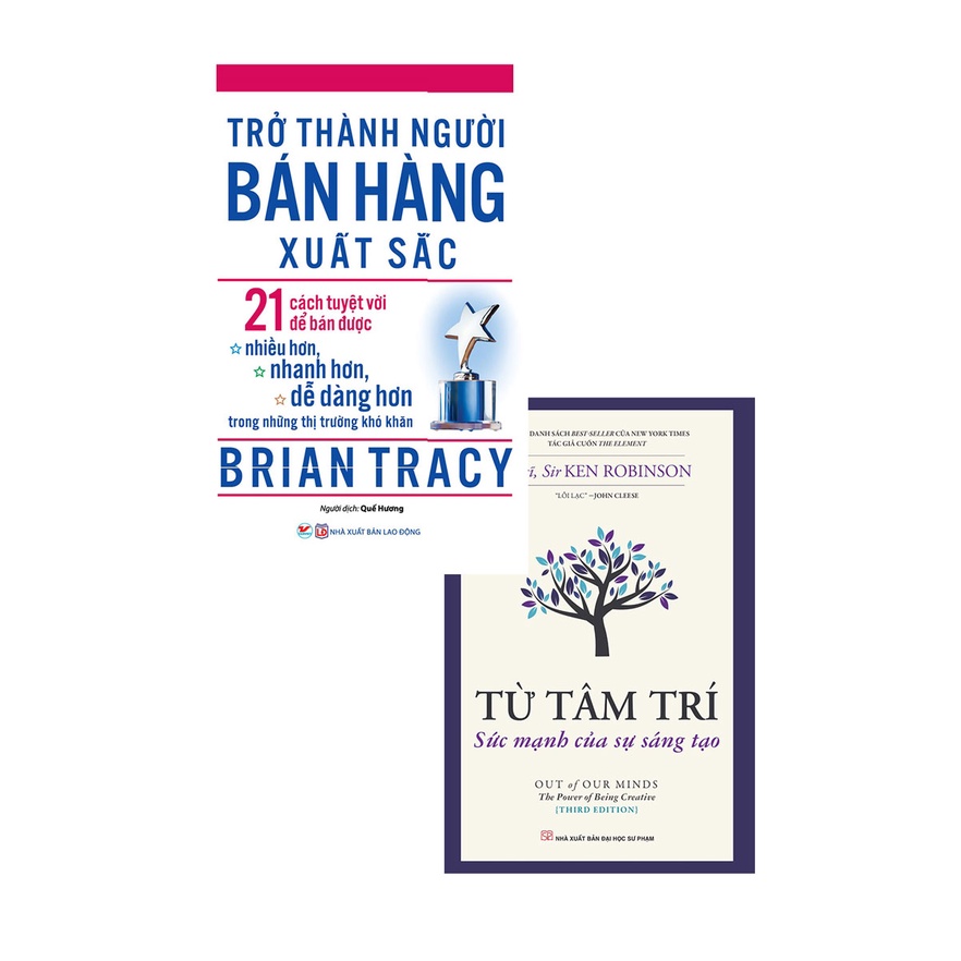 Sách - Combo Từ Tâm Trí - Sức Mạnh Của Sự Sáng Tạo + Trở Thành Người Bán Hàng Xuất Sắc (Bộ 2 Cuốn)