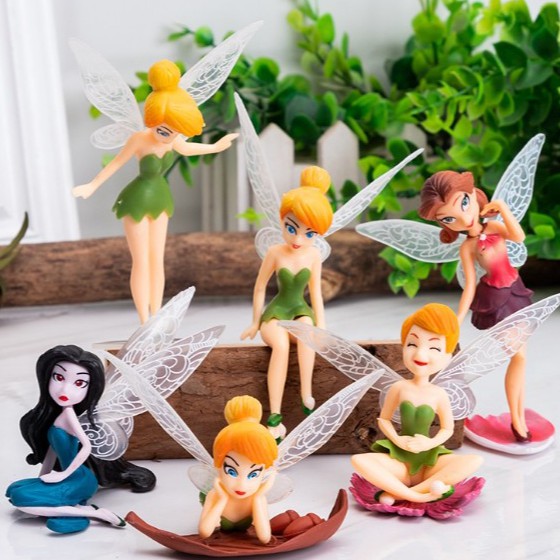 Búp bê Disney Elsa, Anna, Sofia, Bạch Tuyết, Tiên Cá, Tinker Bell làm đồ chơi, trang trí, trưng bày