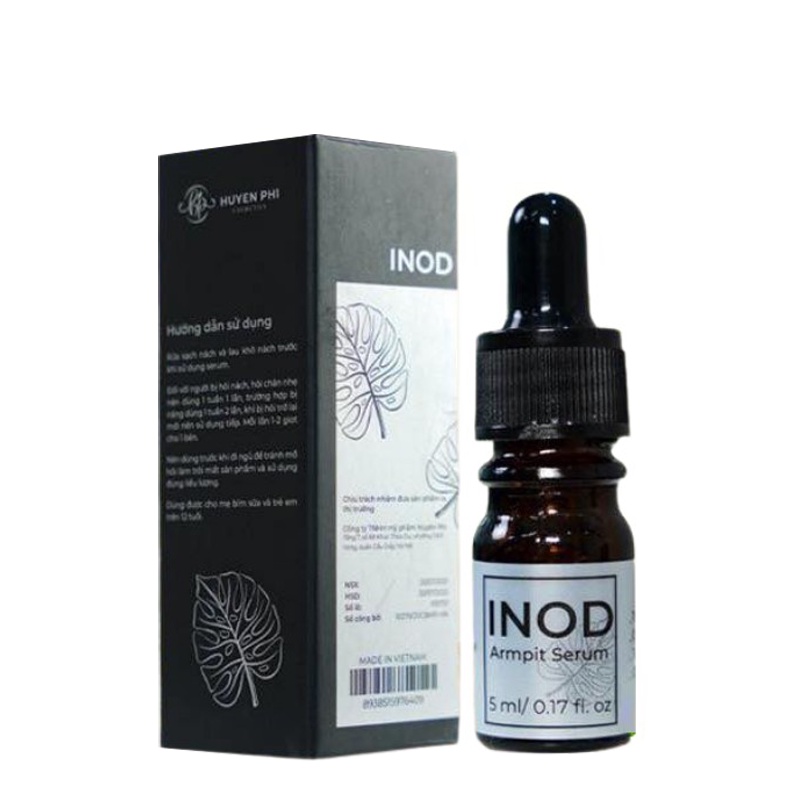 Serum INOD Huyền Phi 5ml tác dụng hết hôi nách, hôi chân, mồ hôi tay chân vĩnh viễn