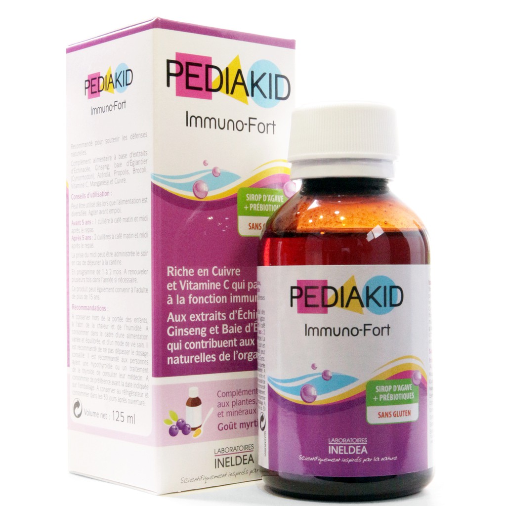 Tăng đề kháng PEDIAKID IMMUNO-FORT 125ml