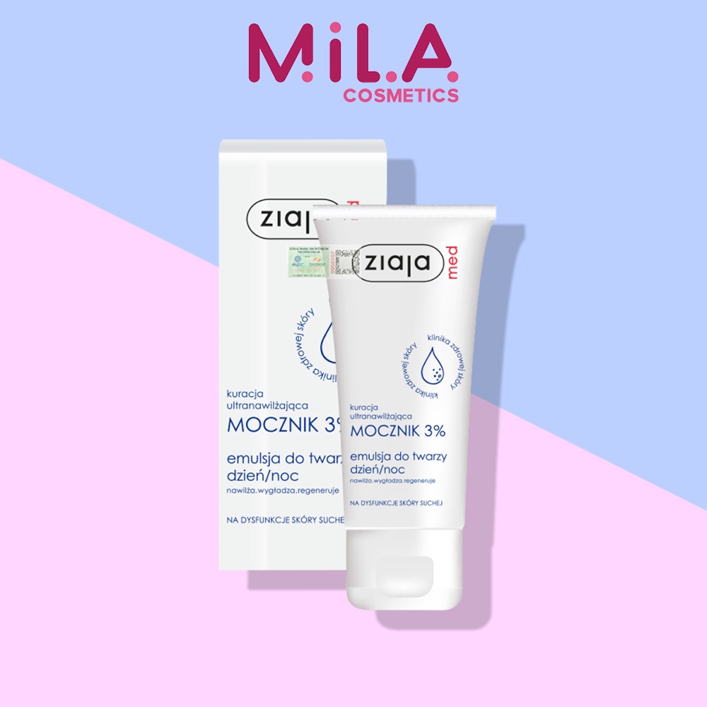 Nhũ Tương Mềm Da 3% Urê Ziaja Med Mocznik 3% 50ml