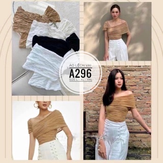 Bigsize áo lệch vai a296