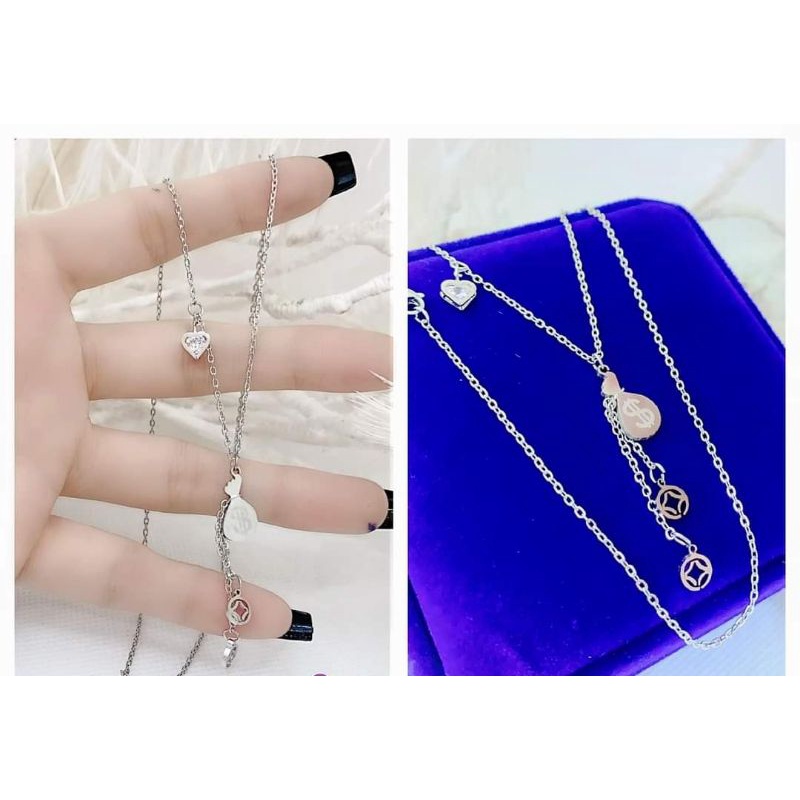 Dây chuyền titan túi thần tài đẹp không đen không gỉ sét