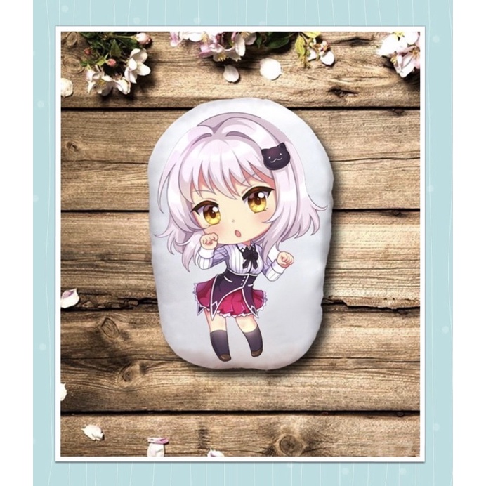 Gấu ôm Koneko Highschool DXD 2 mặt ảnh/ gấu koneko highschool dxd