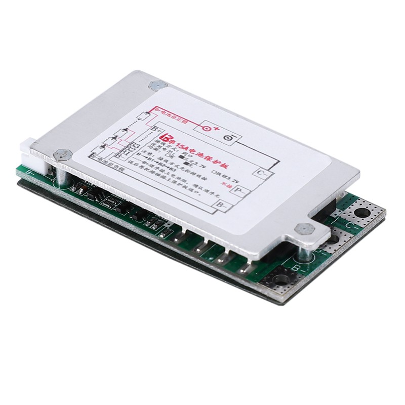 Bảng mạch pin Li-on 13S 48V 15A BMS PCB kèm bộ tản nhiệt