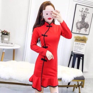 Váy sườn xám cách điệu