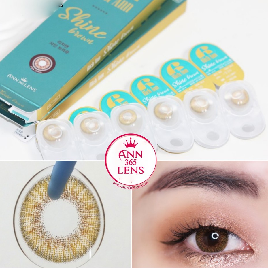 Lens ANN365 Cận 5 Độ - 5.5 Độ - 6.0 Độ, Kính Áp Tròng Cận Thị 5 Độ, 5.5 Độ, 6.0 Độ