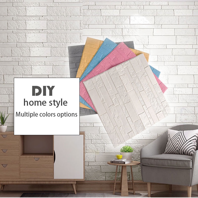 giấy dán tường phòng ngủ xốp dán tường miếng dán tường xop dan tuong tranh dán tường sốp dán tường 3d xốp dán tường giả gạch sốp dán tường sốp dán tường Giấy Dán Tường Mềm Cách Âm Họa Tiết Quả Dứa 3D Dành Cho Trang Trí Phòng Ngủ