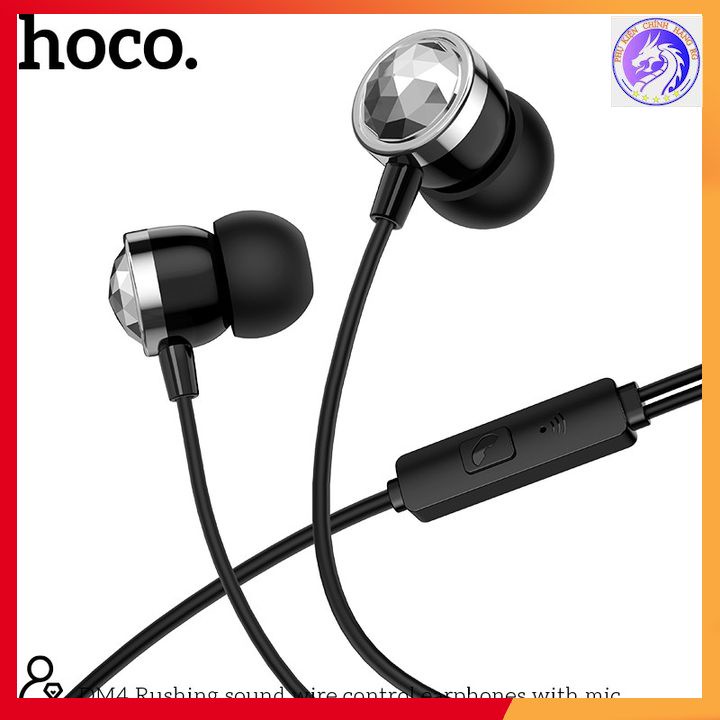 Tai Nghe Hoco DM4 Jack 3,5mm Dài 1,2m Tương Ứng Với Nhiều Thiết Bị, Bảo Hành 12 Tháng