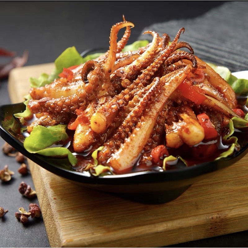 RÂU MỰC SỐT CAY 12gam - dacheng - ăn cực ngon