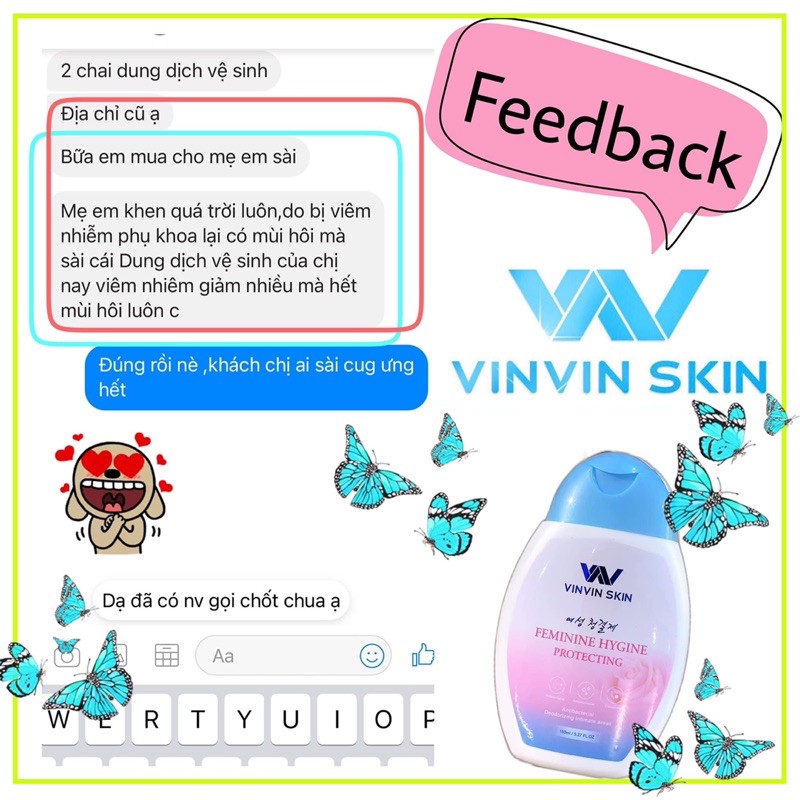 Dung Dịch Vệ Sinh Phụ Nữ Vinvin Skin 150ml