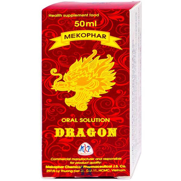 Dung Dịch Uống Con Rồng Mekopha - Tăng Cường Sức Khỏe Đường Ruột - Chai 50Ml