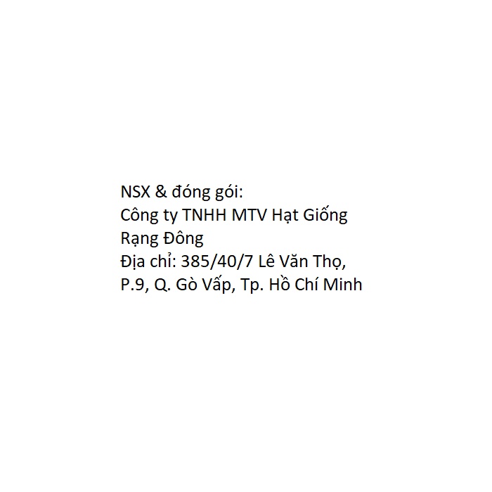 [Seeds] Hạt giống Dưa leo Nhật lai F1 RD355, đóng gói 0.5gr (khoảng 15 hạt)