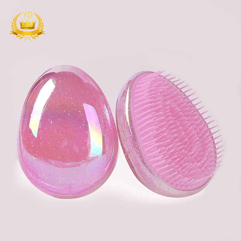[Hàng mới về] Lược chải tóc Massage da đầu hình quả trứng bằng nhựa chống rối tóc