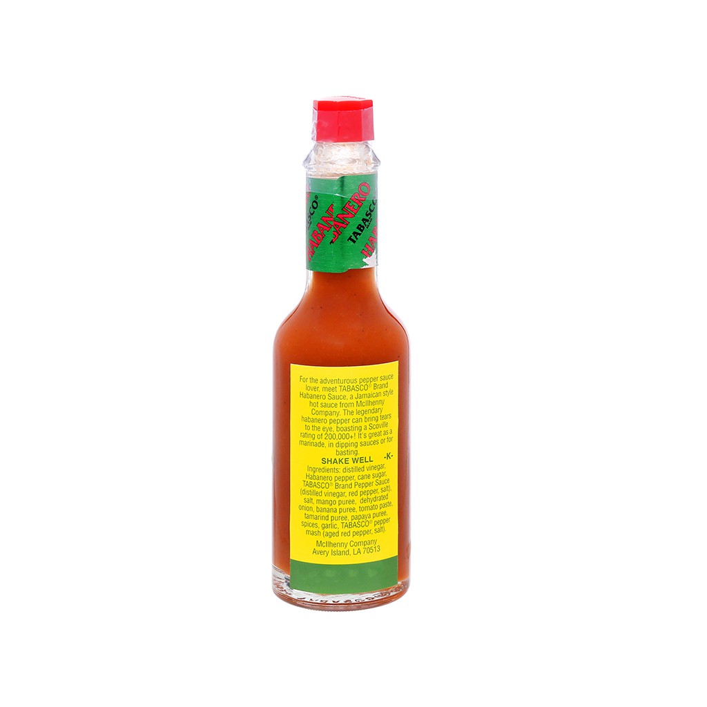 Sốt ớt Habanero Tabasco chai 60ml