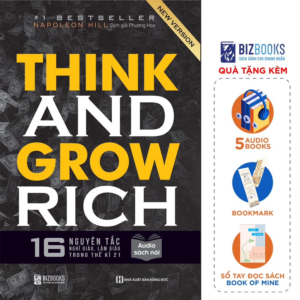 Bizbooks - sách - think and grow rich 16 nguyên tắc nghĩ giàu làm giàu - ảnh sản phẩm 1