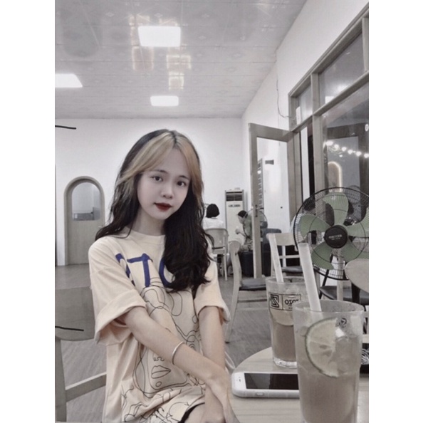 Áo Thun Nam/Nữ "MÀU KEM" Rage Of The Sea Cô Gái