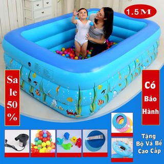BỂ BƠI PHAO ĐÁY CHỐNG TRƯỢT SIÊU TO, DÀY 1M2, 1M5, 1M6, 1M8, 2M1 LOẠI 2 TẦNG, 3 TẦNG